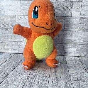 Orange Plush Toy with Yellow Belly